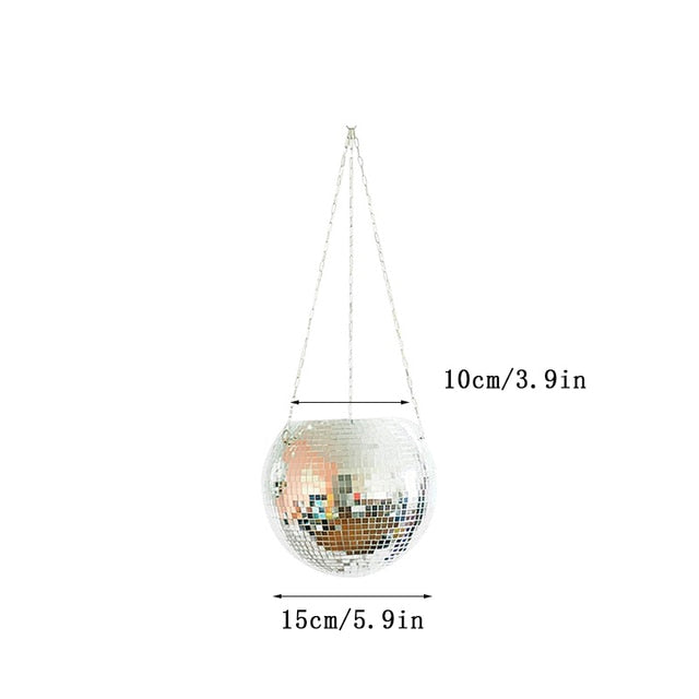Disco Ball Hanging Vase Moderne Vases