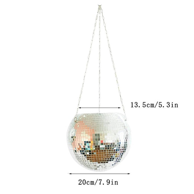Disco Ball Hanging Vase Moderne Vases