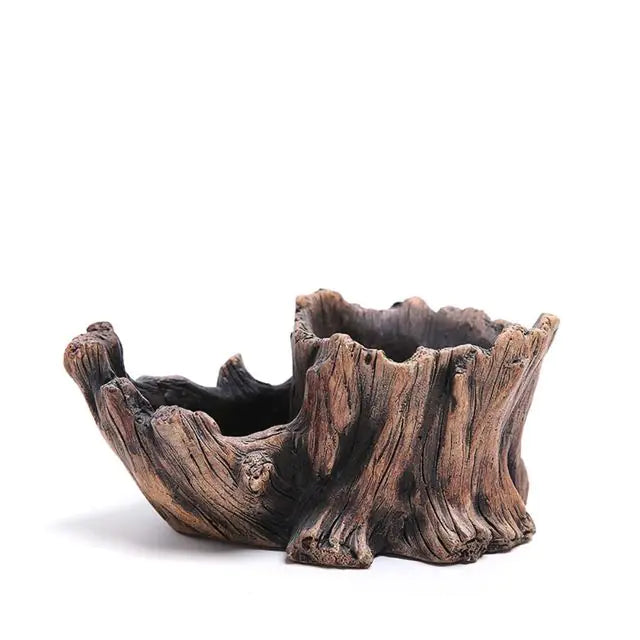 Tree-Shaped Resin Succulent Planter Moderne Vases