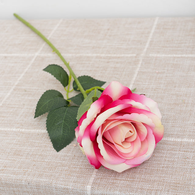 Rose Silk Flowers Moderne Vases
