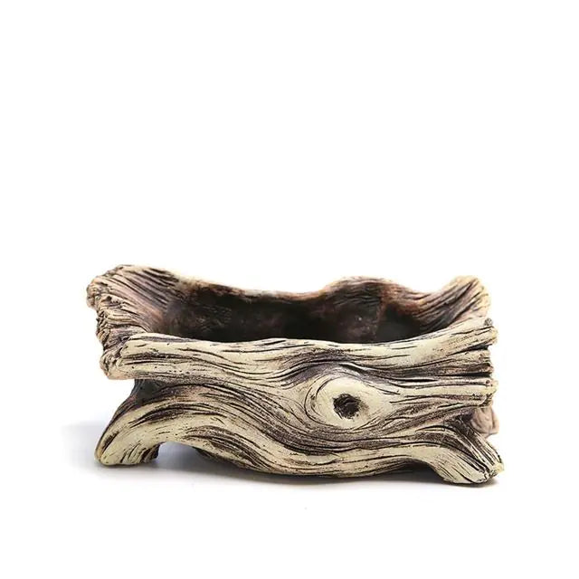 Tree-Shaped Resin Succulent Planter Moderne Vases
