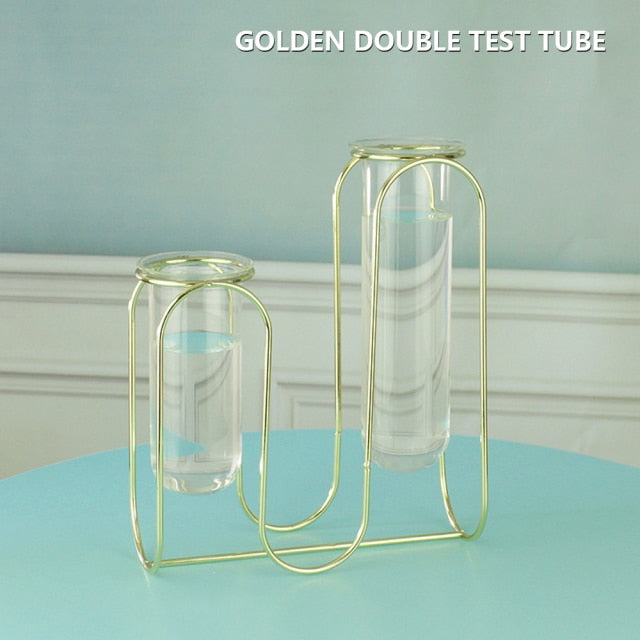 Creative Glass and Iron Vases Moderne Vases