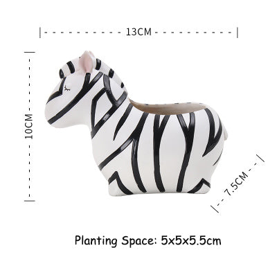 Cute Zoo Animal Plant Pots Moderne Vases