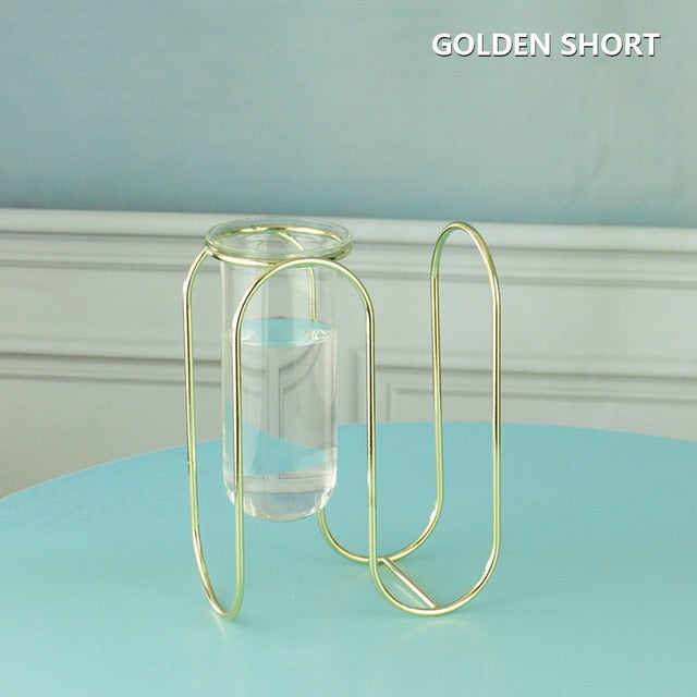 Creative Glass and Iron Vases Moderne Vases
