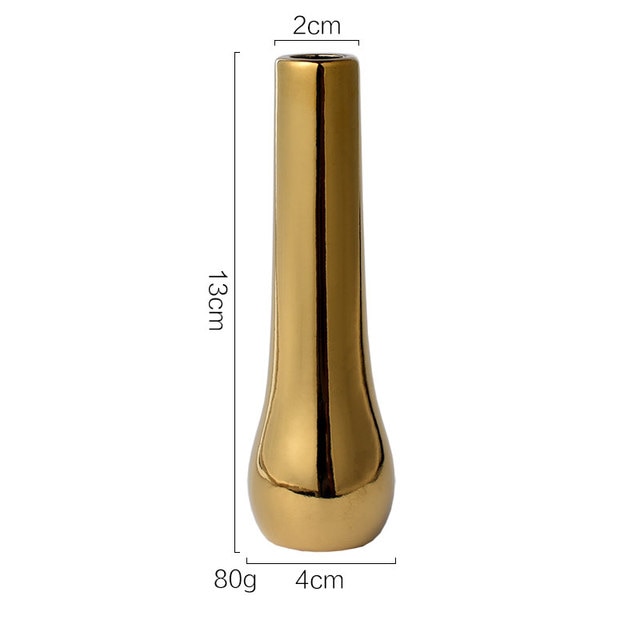 Nordic Luxury Gold Plated Vase Moderne Vases