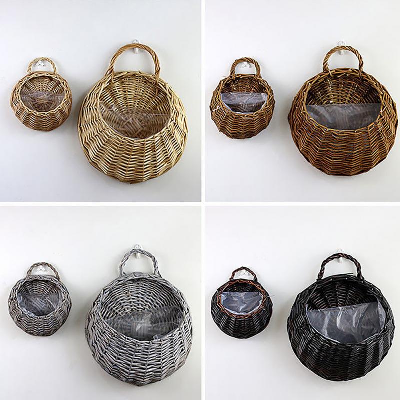Hanging Wicker Baskets Moderne Vases