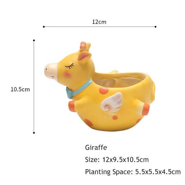 Fun Animals Plant Pots Moderne Vases