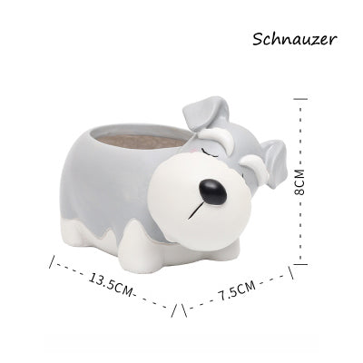 Cute Dog Plant Pots Moderne Vases