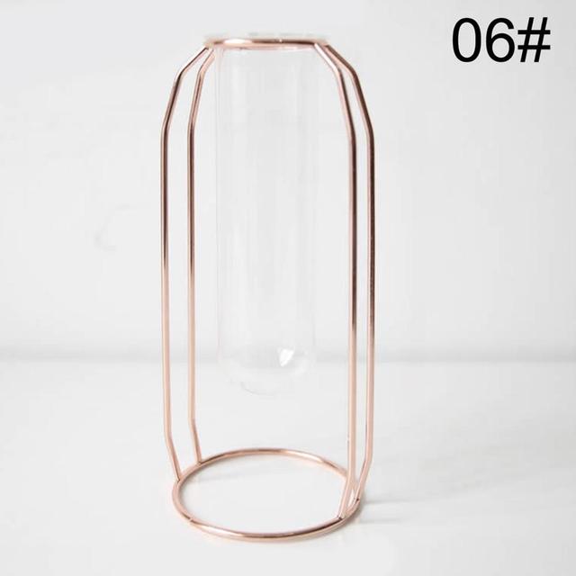 Nordic Glass and Metal Vases Moderne Vases