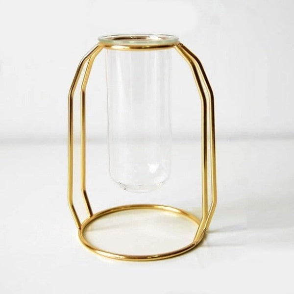 Creative Glass and Iron Vases Moderne Vases