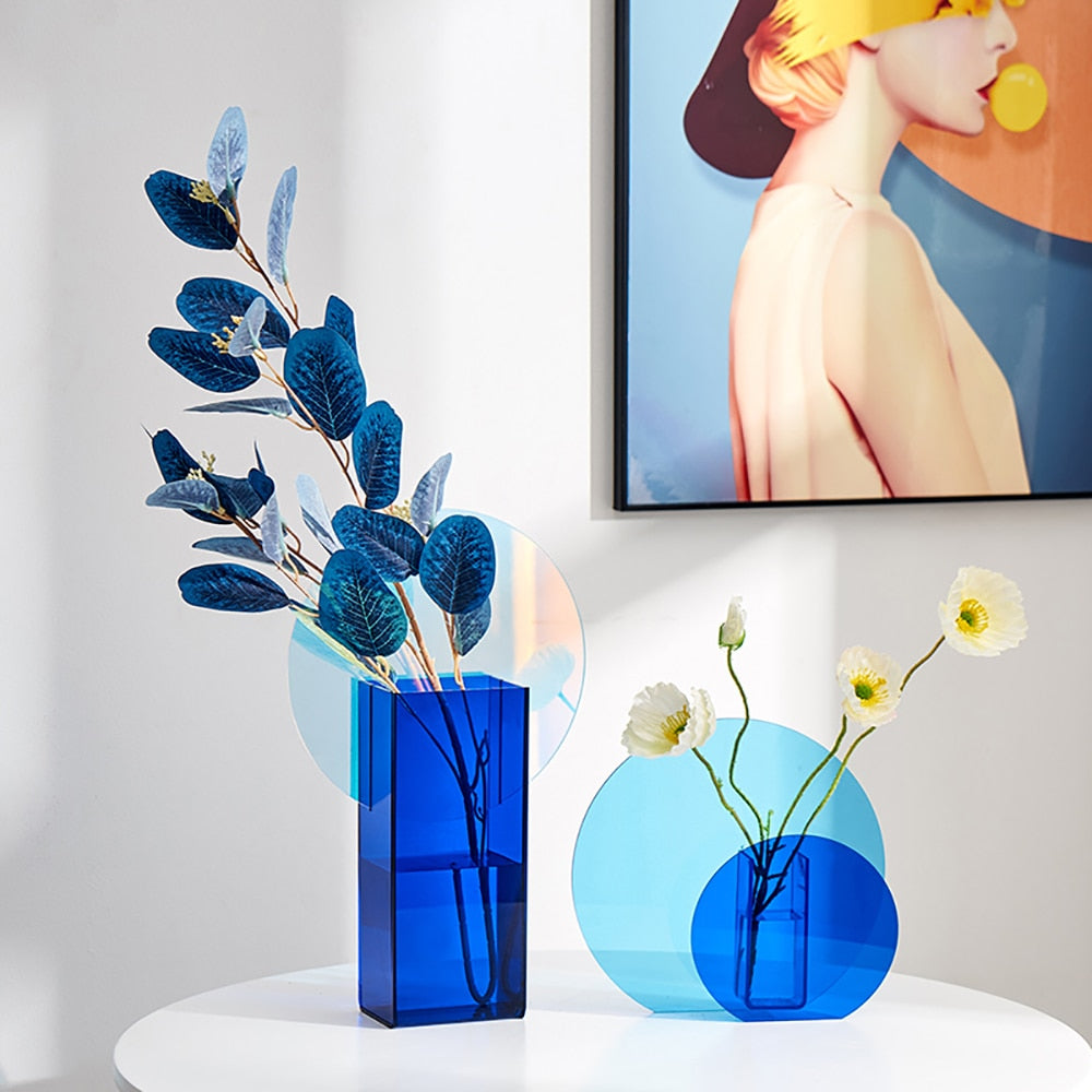 Minimalist Acrylic Vase Moderne Vases