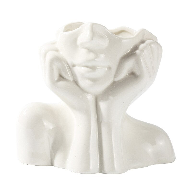 Body Shape Flower Vase Moderne Vases