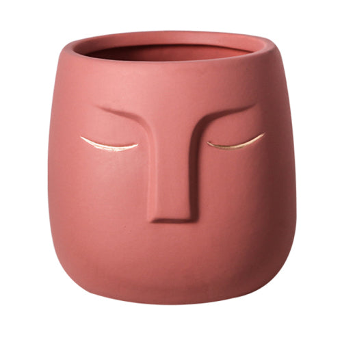 Creative Ceramic Face Vase Moderne Vases