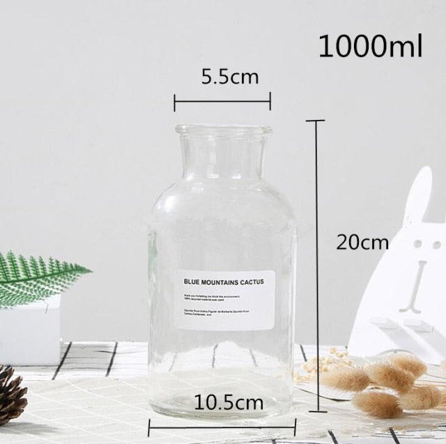 Apothecary Glass Vase Moderne Vases