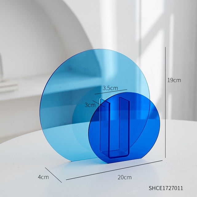 Minimalist Acrylic Vase Moderne Vases