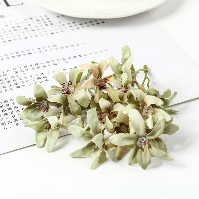 Silk Magnolia Orchids Bouquets Moderne Vases