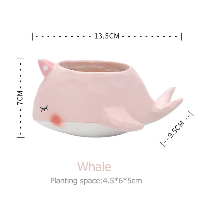 Cute Animals Plant Pots Moderne Vases