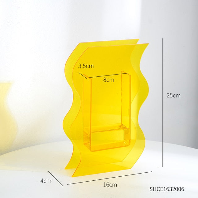 Minimalist Acrylic Vase Moderne Vases