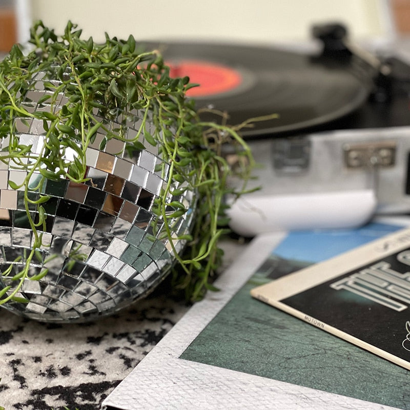 Disco Ball Hanging Vase Moderne Vases
