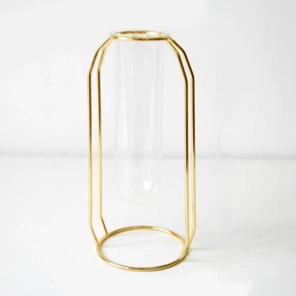 Creative Glass and Iron Vases Moderne Vases