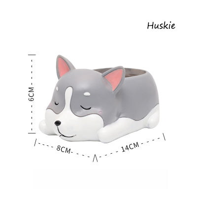 Cute Dog Plant Pots Moderne Vases