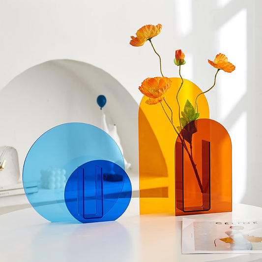 Minimalist Acrylic Vase Moderne Vases