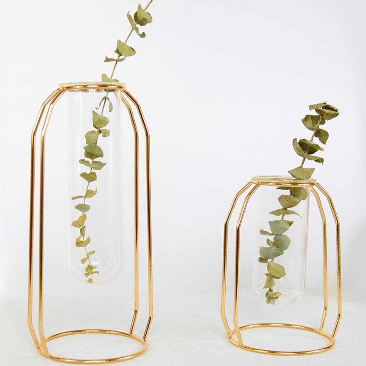Creative Glass and Iron Vases Moderne Vases