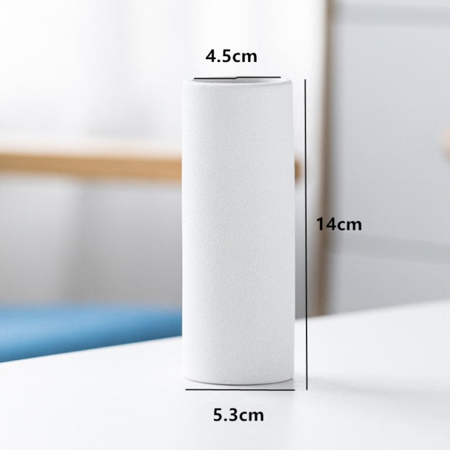 Frosted Ceramic Vases Moderne Vases