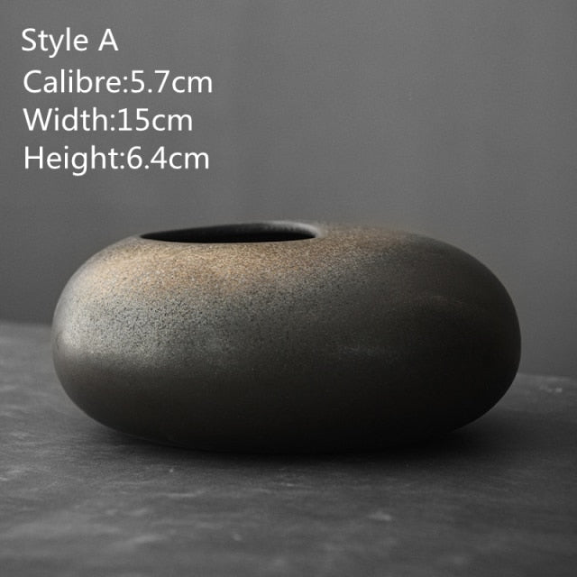 Glazed Japanese Ceramic Vases Moderne Vases