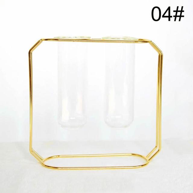 Nordic Glass and Metal Vases Moderne Vases