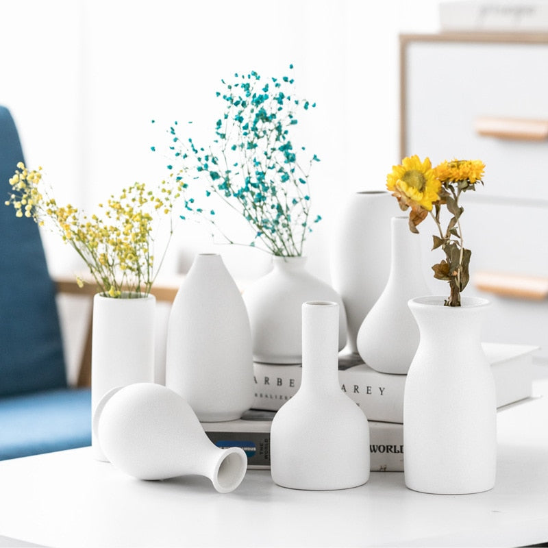 Frosted Ceramic Vases Moderne Vases