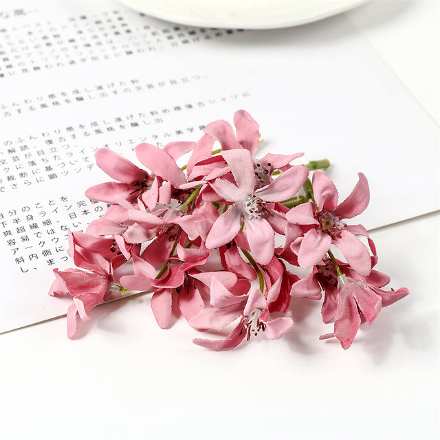 Silk Magnolia Orchids Bouquets Moderne Vases