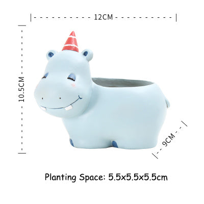 Cute Zoo Animal Plant Pots Moderne Vases