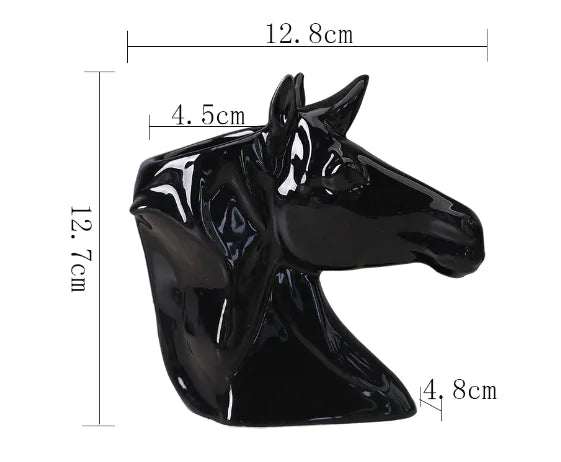 Horse and Swan Vases Moderne Vases