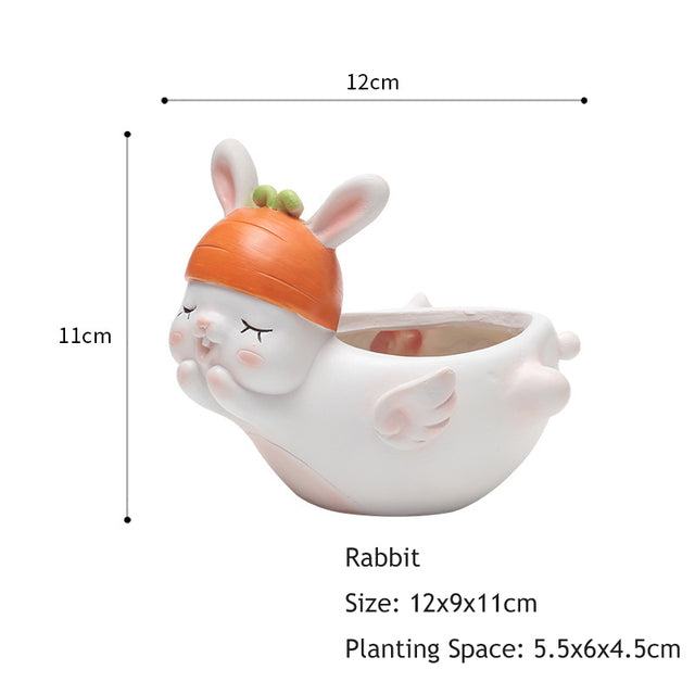Fun Animals Plant Pots Moderne Vases