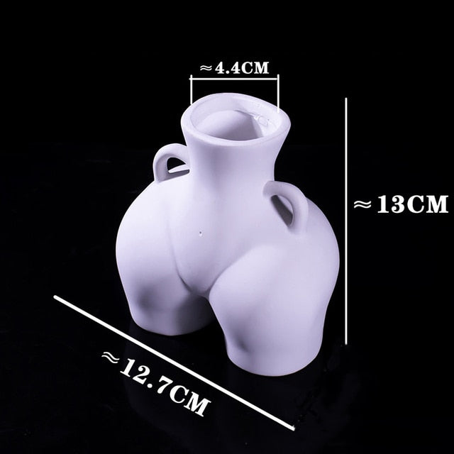 Feminine Sculpture Ceramic Vase Moderne Vases