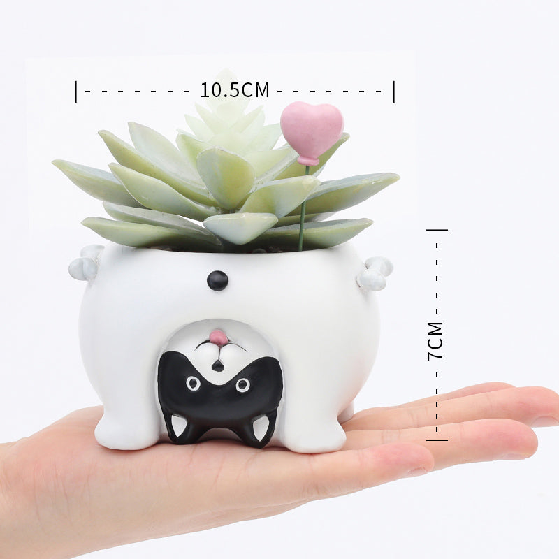 Upside Down Cartoon Animal Plant Pots Moderne Vases