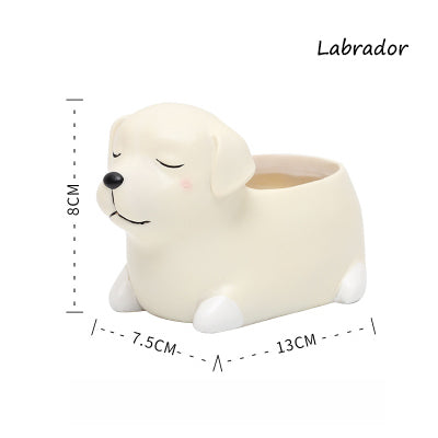 Cute Dog Plant Pots Moderne Vases