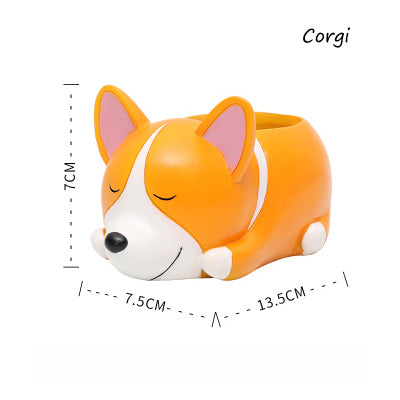 Cute Dog Plant Pots Moderne Vases