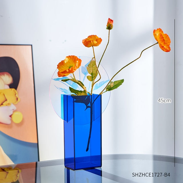 Minimalist Acrylic Vase Moderne Vases