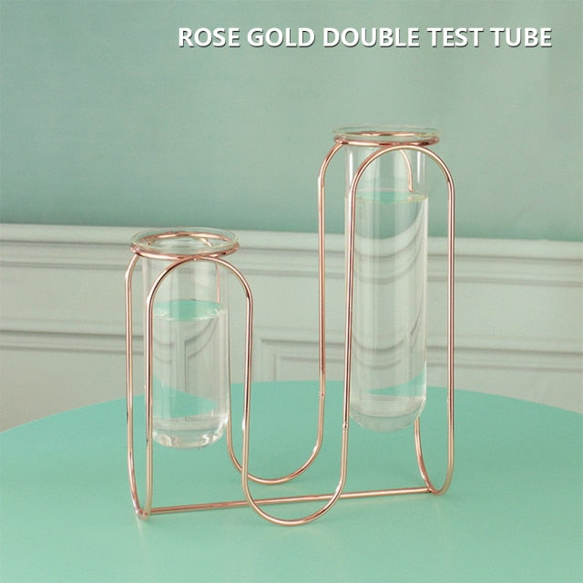 Creative Glass and Iron Vases Moderne Vases