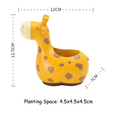 Cute Zoo Animal Plant Pots Moderne Vases