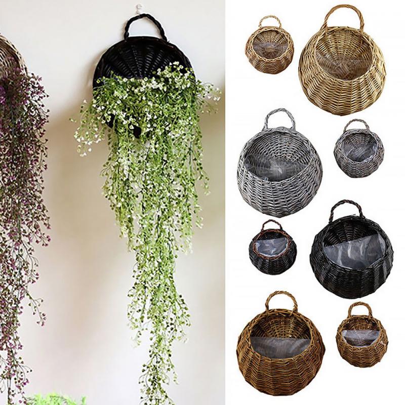 Hanging Wicker Baskets Moderne Vases