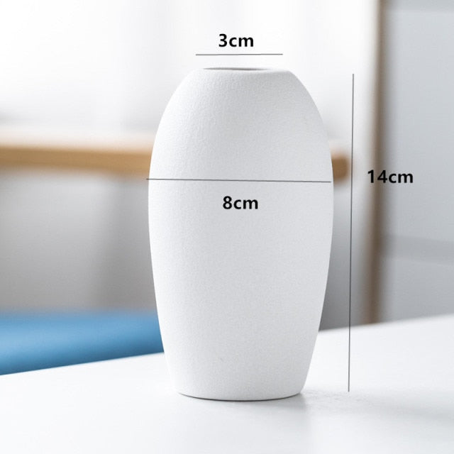 Frosted Ceramic Vases Moderne Vases