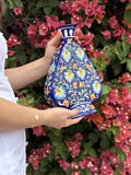 Azura Vase — Handcrafted Blue Pottery EarthenByMalvika