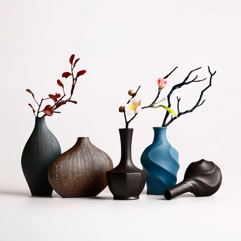 Vintage Japanese Mini Ceramic Vase Moderne Vases
