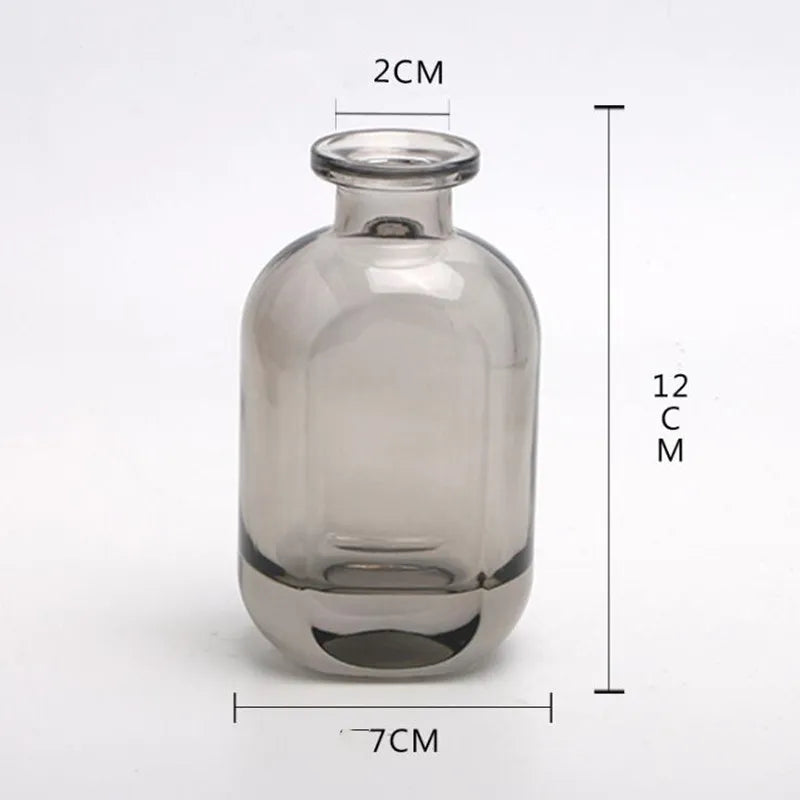 Transparent Glass Vase Moderne Vases