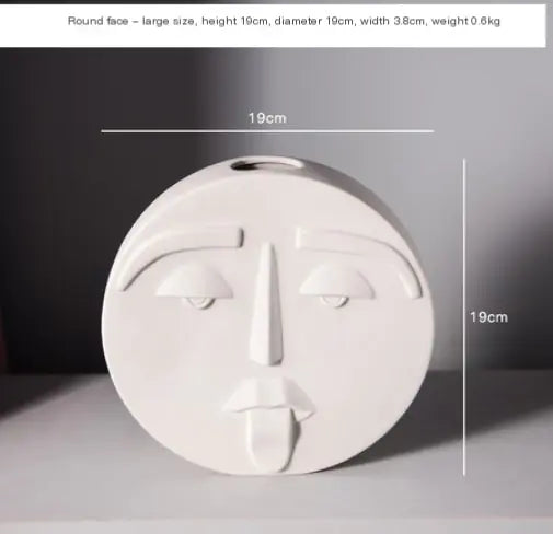 Modern Nordic Face Vase Moderne Vases