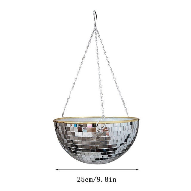 Disco Ball Hanging Vase Moderne Vases