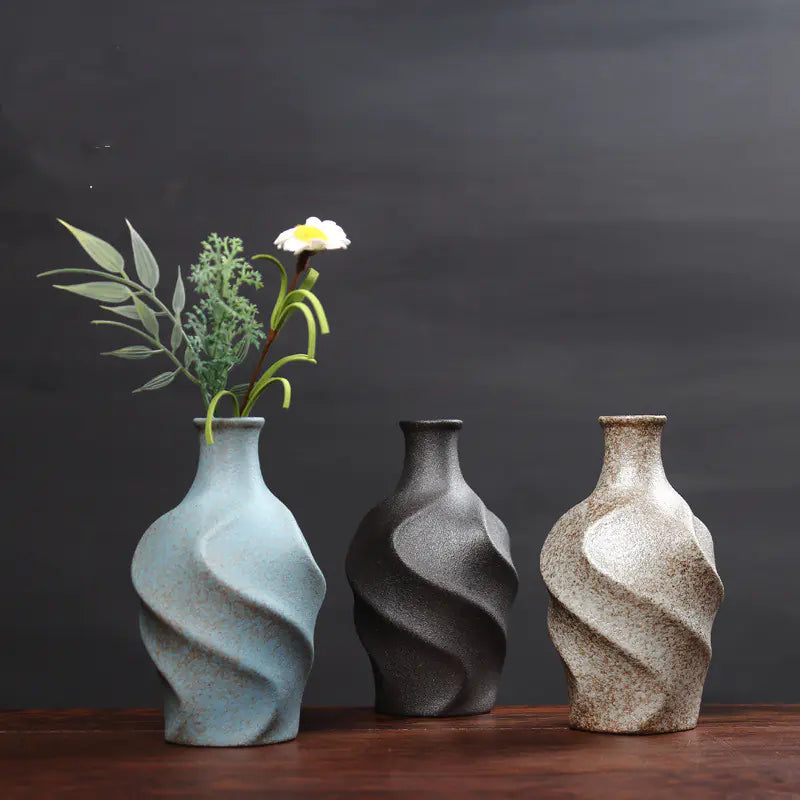 Vintage Japanese Mini Ceramic Vase Moderne Vases